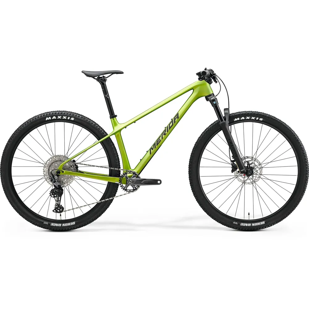 uPRISE Bikes Merida Big Nine 3000 29er 2025 Hardtail MTB - Matt Green/Black/Silver | Price match, 365 day return s, 18-Month Warranty, Finance Available & Free UK Delivery