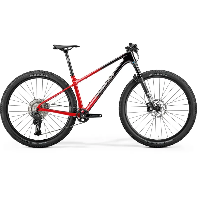 Merida Big Nine 7000 29er 2026 Hardtail Mountain Bike - Black/Red
