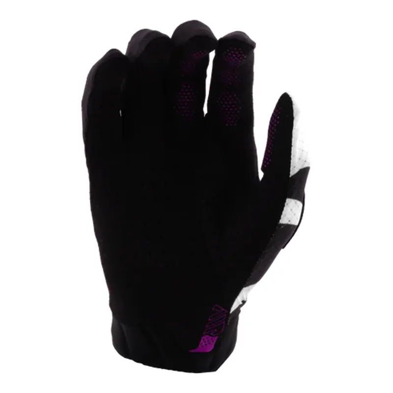 Troy Lee Designs Youth Air Long Finger Gloves - Cyclops Black/Fuchsia-1