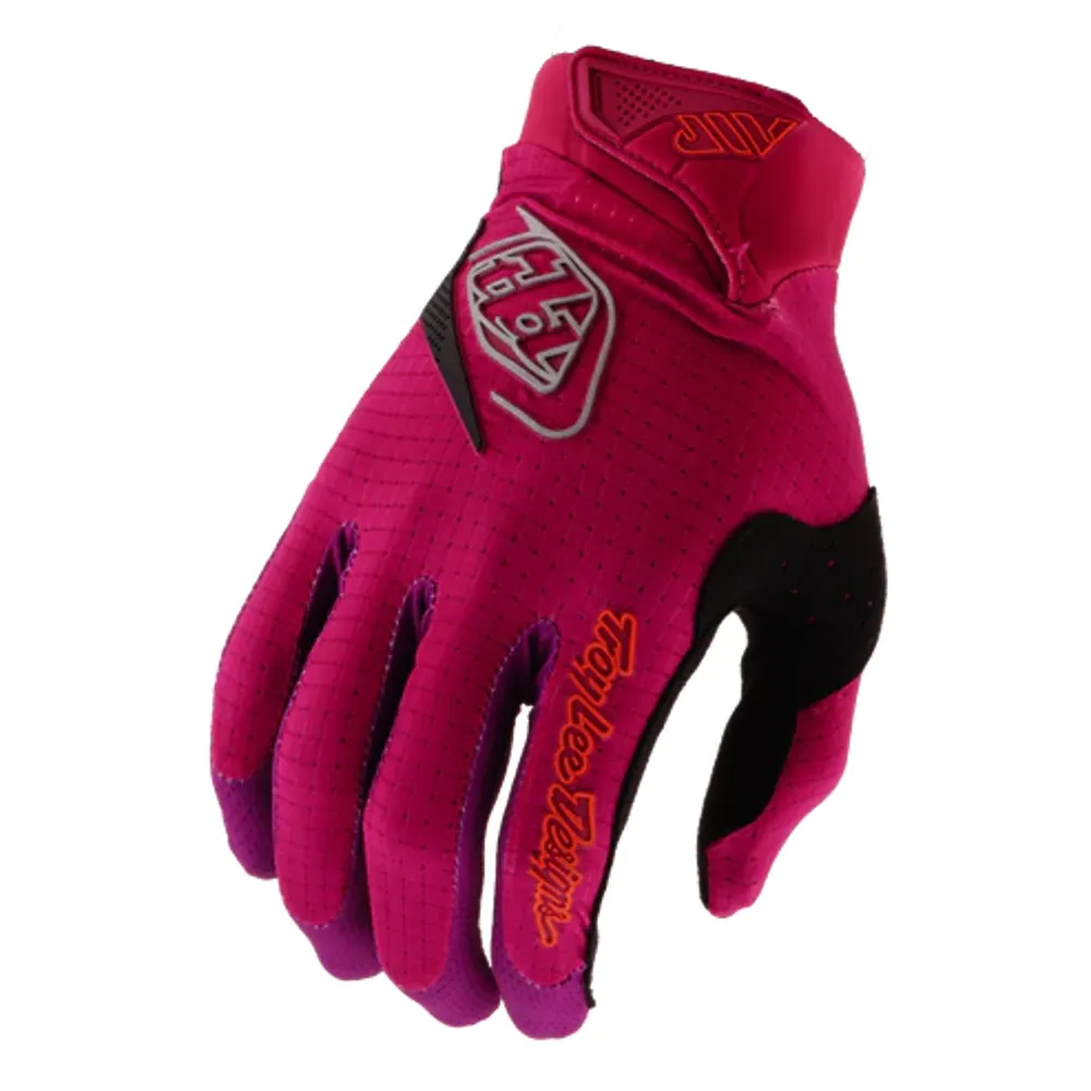 uPRISE Bikes Troy Lee Designs Youth Air Long Finger Gloves - Mono Light Fuchsia | Price match, 365 day returns, 18-Month Warranty, Finance Available & Free UK Delivery