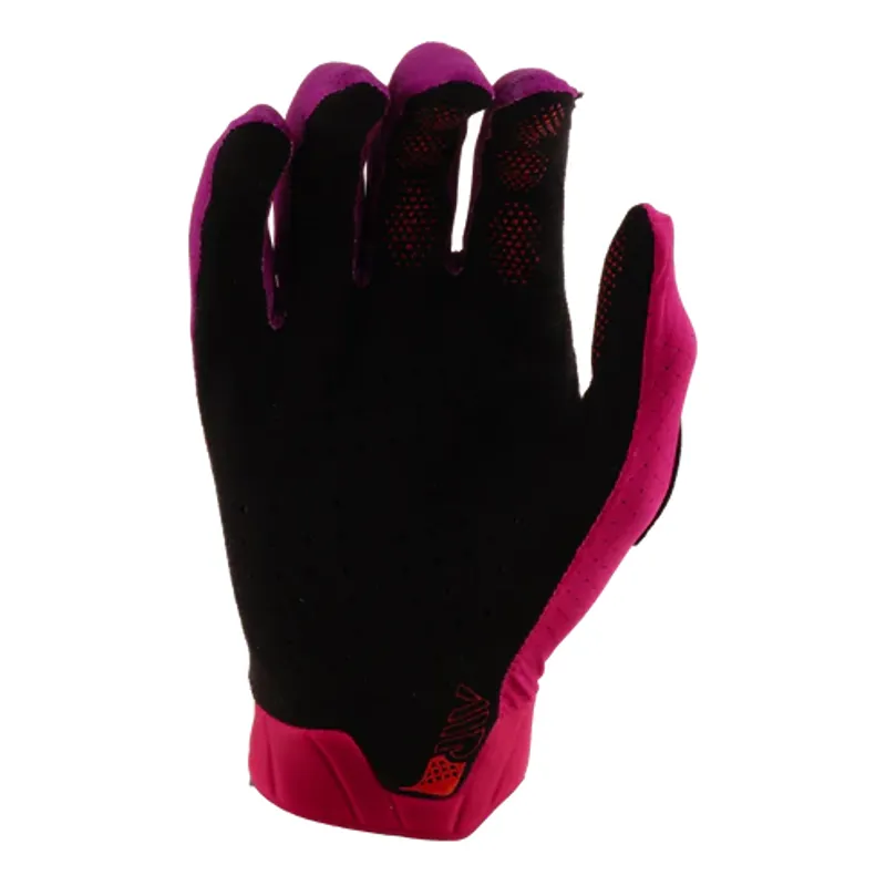 Troy Lee Designs Youth Air Long Finger Gloves - Mono Light Fuchsia-1