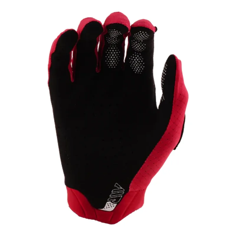 Troy Lee Designs Youth Air Long Finger Gloves - Mono Scarlet Glo-1
