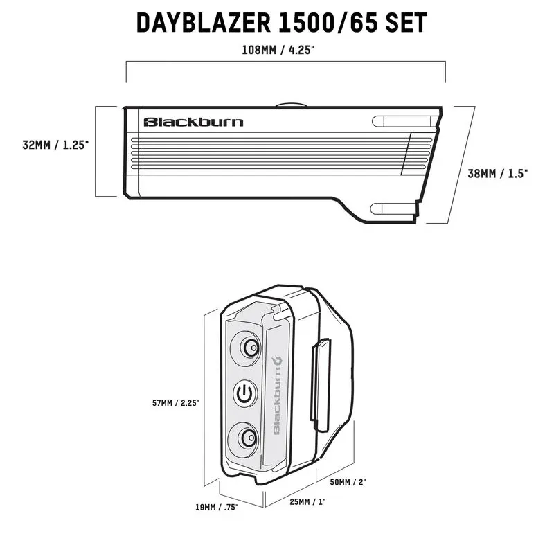 Blackburn Dayblazer 1500/Dayblazer 65 Rear V2 Light Set-8