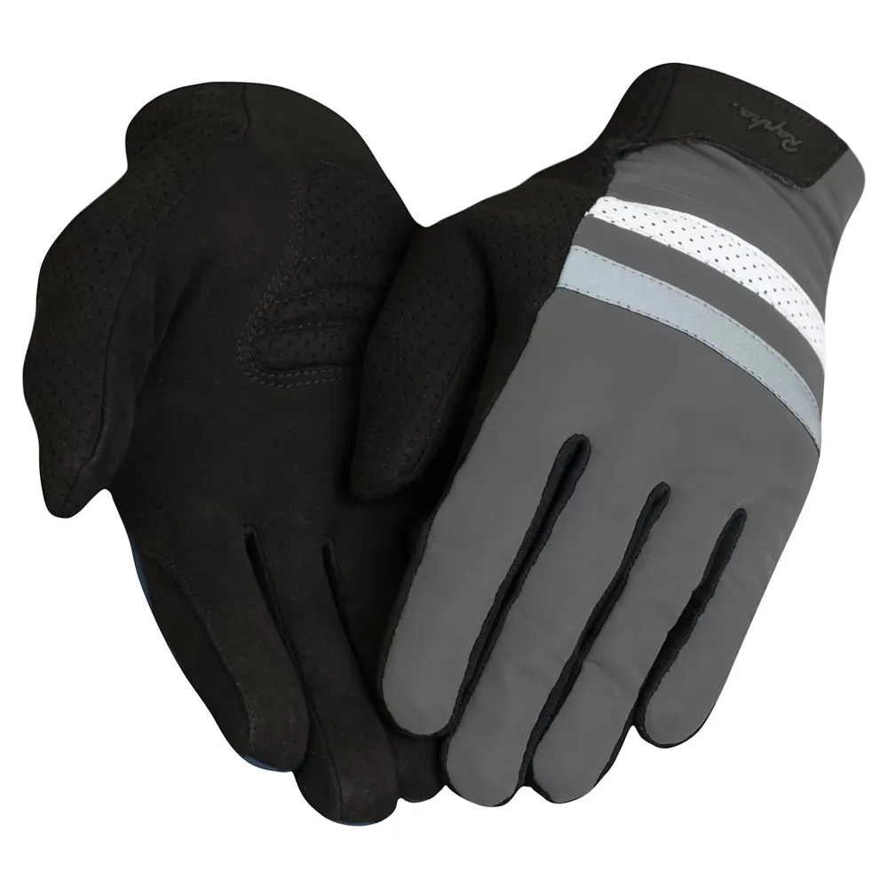 uPRISE Bikes Rapha Brevet Reflective Gloves - Black | Price match, 365 day return s, 18-Month Warranty, Finance Available & Free UK Delivery