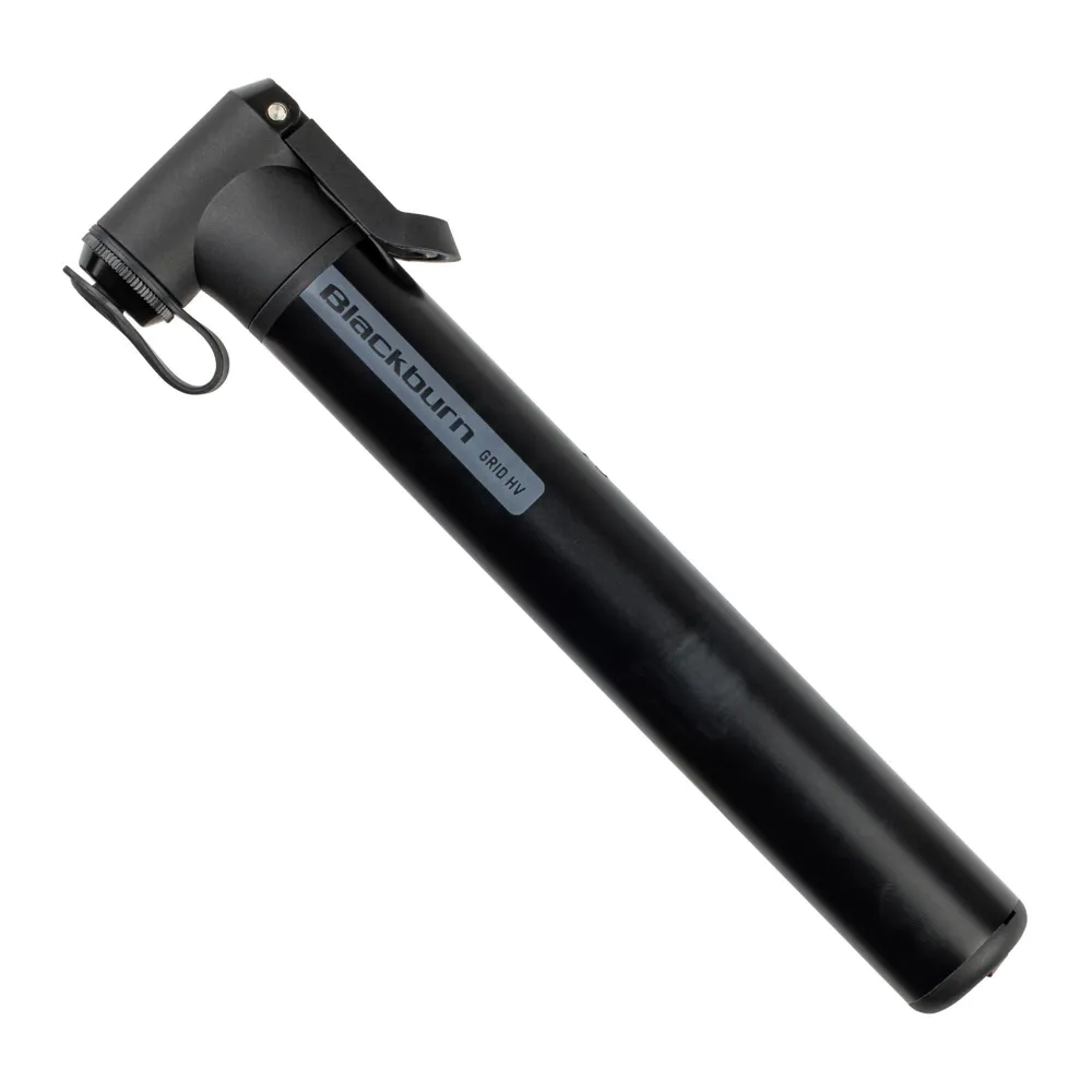 uPRISE Bikes Blackburn Grid 2stage Anyvalve Mini Pump - Black | Price match, 365 day return s, 18-Month Warranty, Finance Available & Free UK Delivery