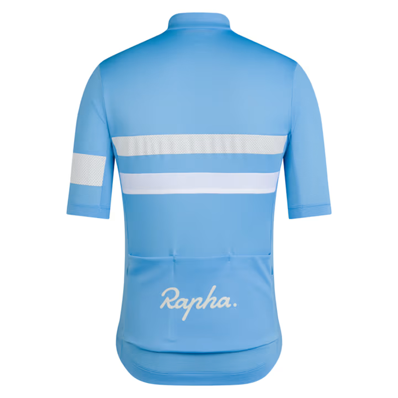 Rapha Brevet Men's Lightweight Short Sleeve Jersey - All Aboard/White-1