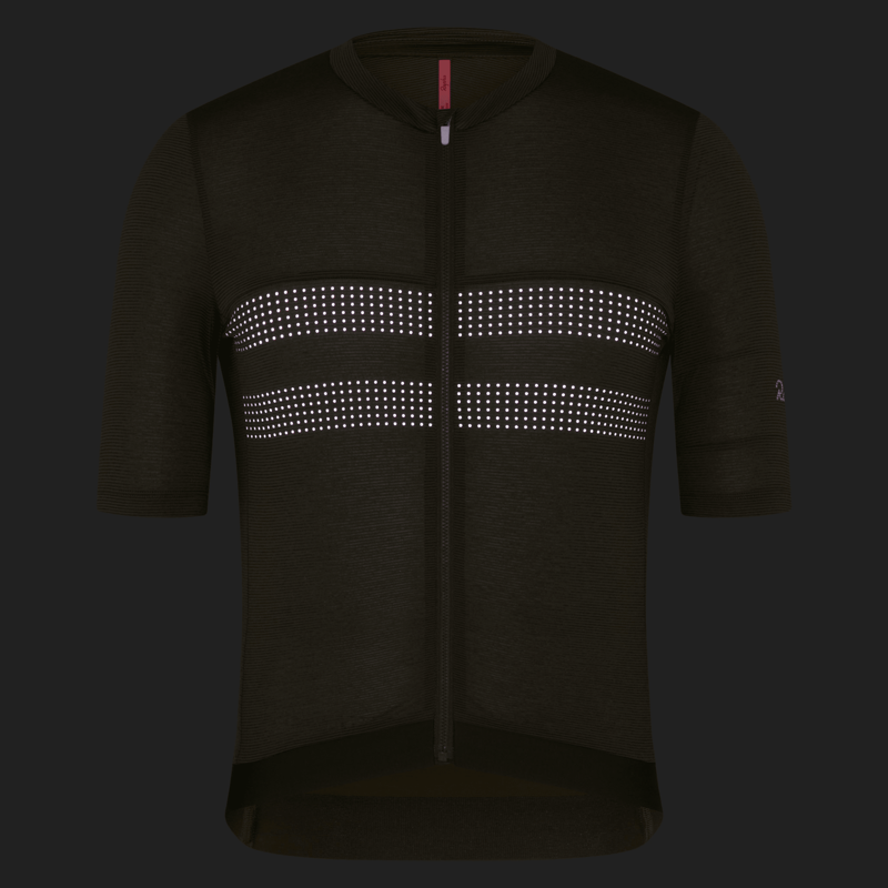 Rapha Brevet Men's Lightweight Short Sleeve Jersey III - Dark Olive/Balsam Green-1