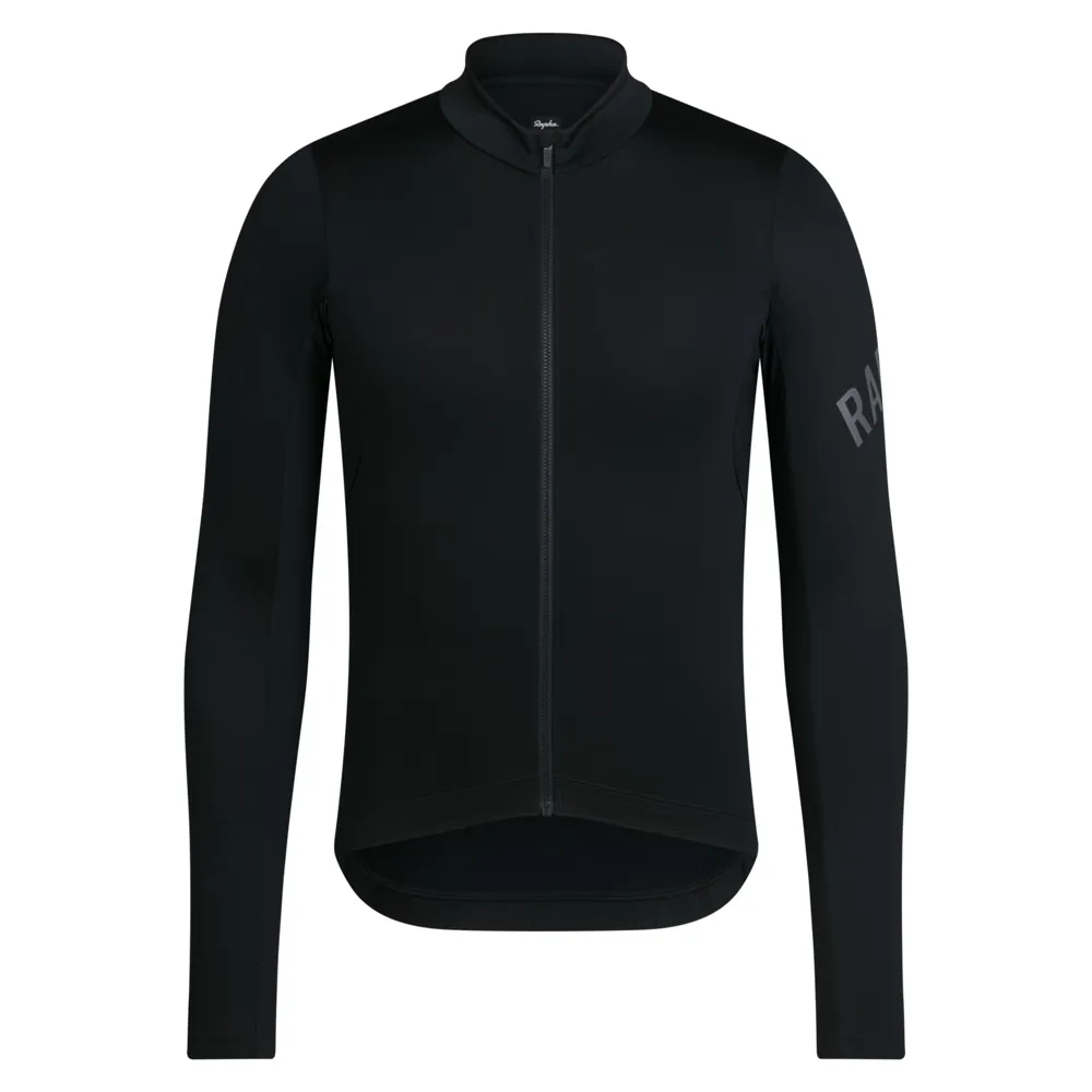 uPRISE Bikes Rapha Pro Team Men's Long Sleeve Midweight Jersey - Black/White | Price match, 365 day return s, 18-Month Warranty, Finance Available & Free UK Delivery