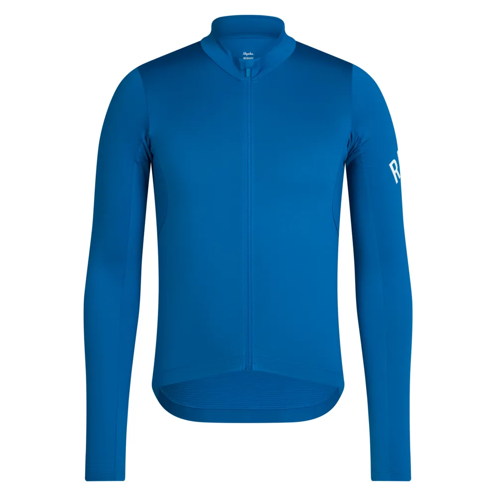 uPRISE Bikes Rapha Pro Team Men's Long Sleeve Midweight Jersey - Petrol Blue | Price match, 365 day return s, 18-Month Warranty, Finance Available & Free UK Delivery