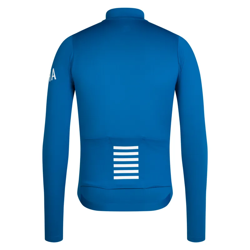 Rapha Pro Team Men's Long Sleeve Midweight Jersey - Petrol Blue-3