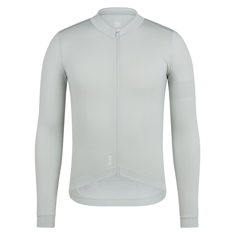 Rapha Pro Team Men's Long Sleeve Midweight Jersey II - Grey/White