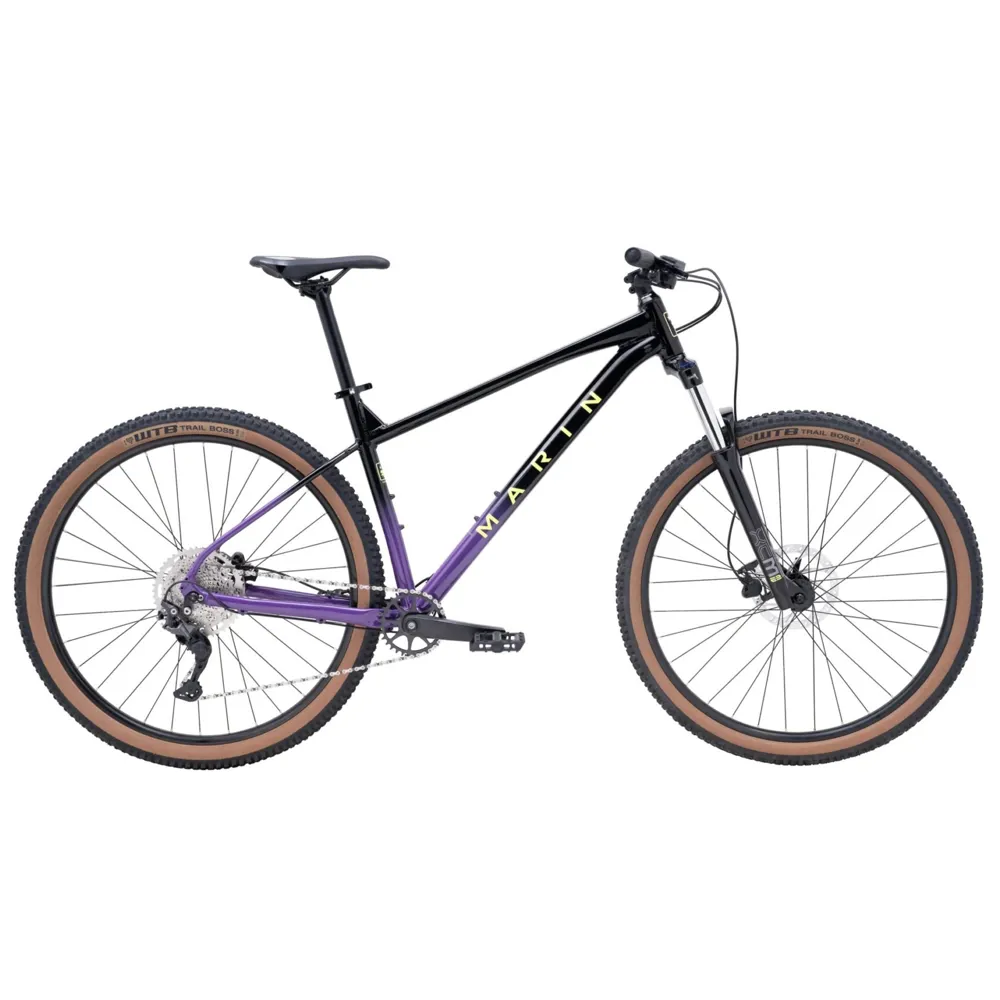 uPRISE Bikes Marin Bobcat Trail 4 27.5/29 2025 Hardtail Mountain Bike -Black/Purple | Price match, 365 day return s, 18-Month Warranty, Finance Available & Free UK Delivery