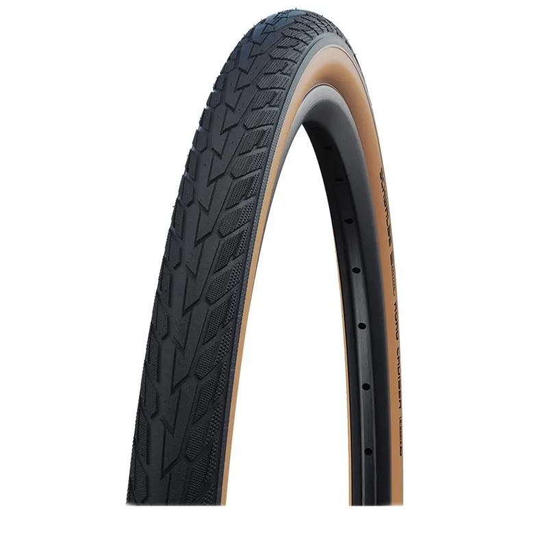 Schwalbe Road Cruiser K-Guard 700 x 35c Hybrid Tyre - Black/Gum