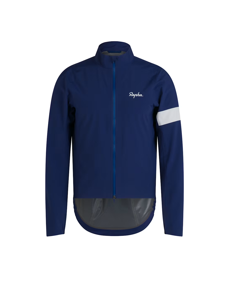 Rapha Core Men's Waterproof Rain Jacket III - Navy/White