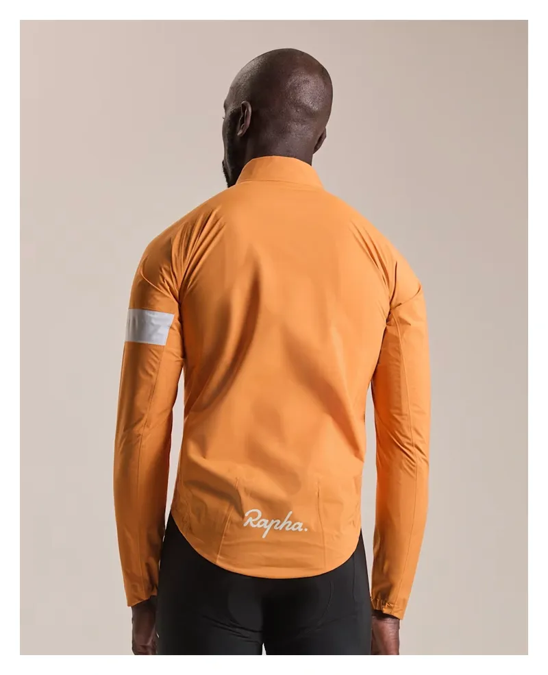 Rapha Core Men's Waterproof Rain Jacket III - Orange/White-3