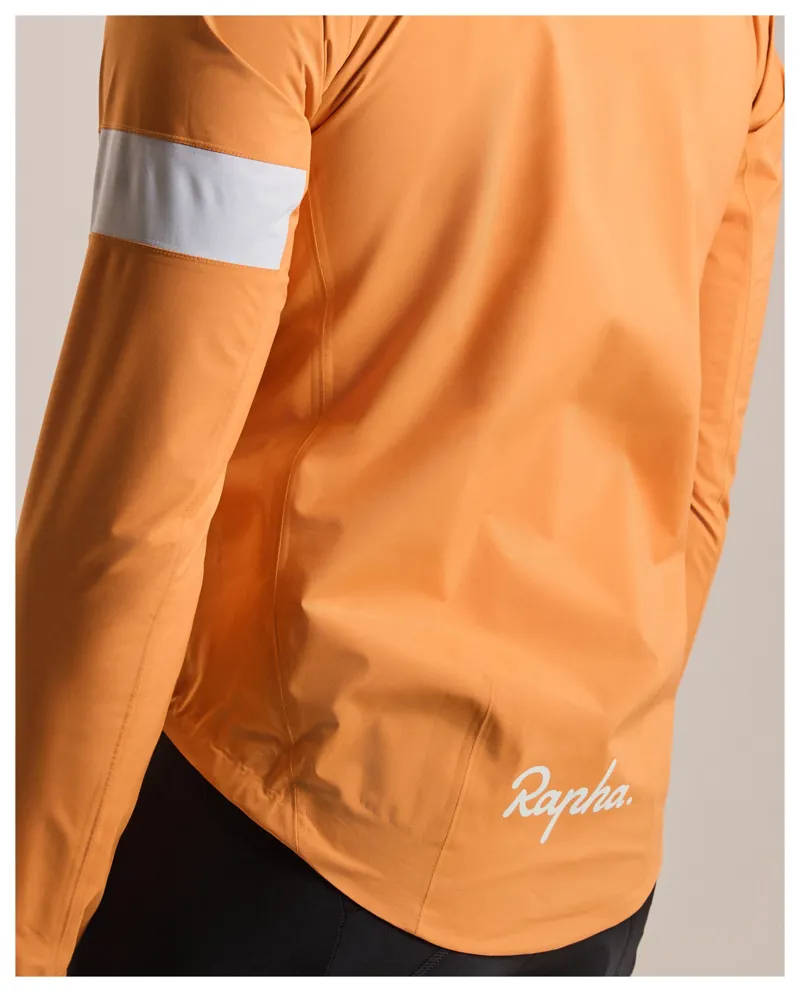 Rapha Core Men's Waterproof Rain Jacket III - Orange/White-5