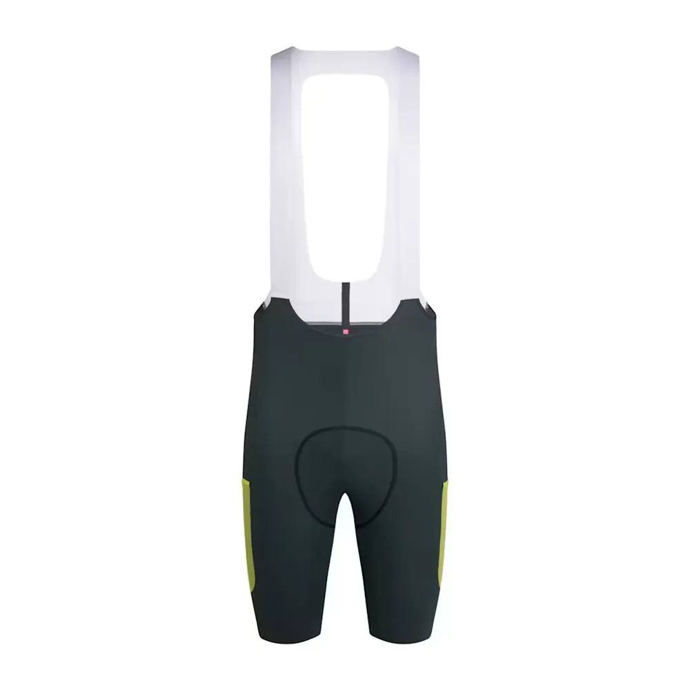 uPRISE Bikes Rapha Men's Brevet Cargo Bib Shorts III - Dark Forest/White | Price match, 365 day returns, 18-Month Warranty, Finance Available & Free UK Delivery