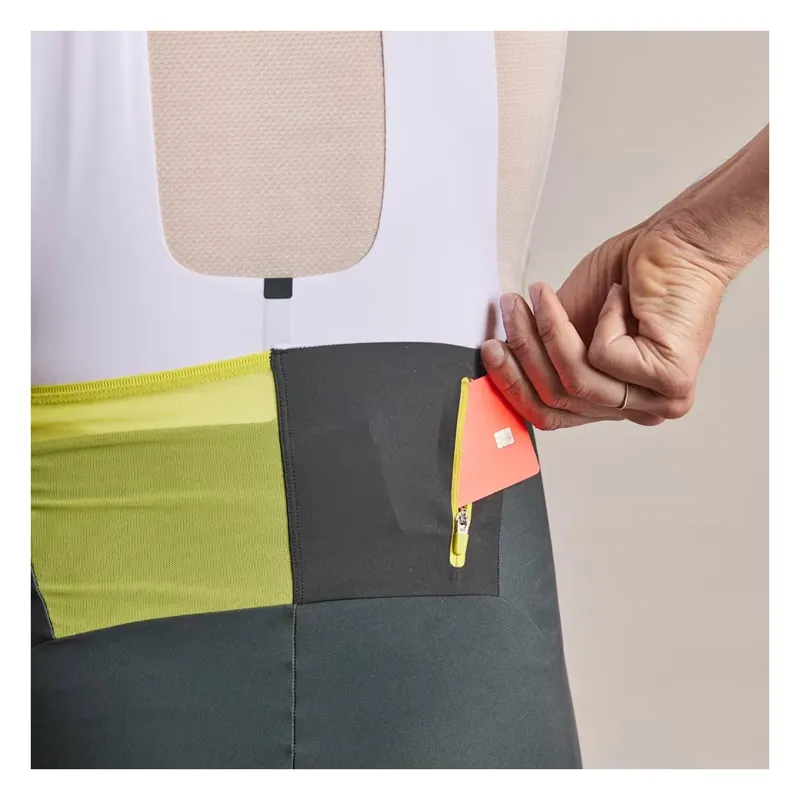 Rapha Men's Brevet Cargo Bib Shorts III - Dark Forest/White-4