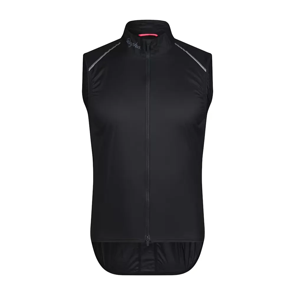 uPRISE Bikes Rapha Brevet Element Wind Men's Gilet - Black/Grey | Price match, 365 day returns, 18-Month Warranty, Finance Available & Free UK Delivery