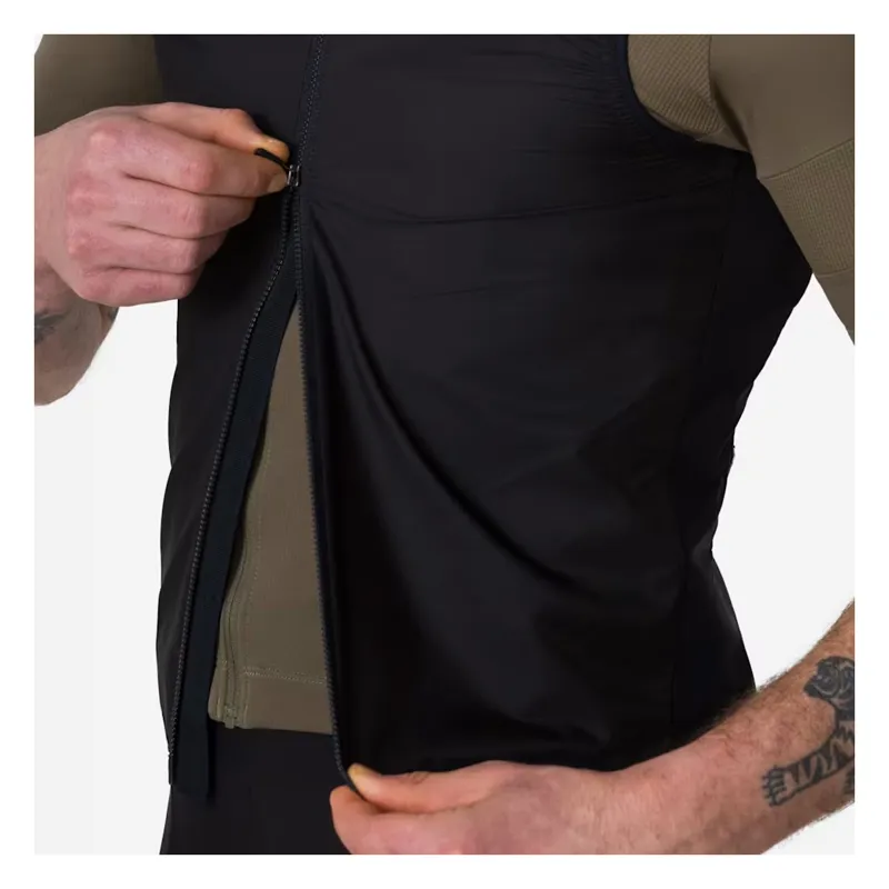 Rapha Brevet Element Wind Men's Gilet - Black/Grey-4