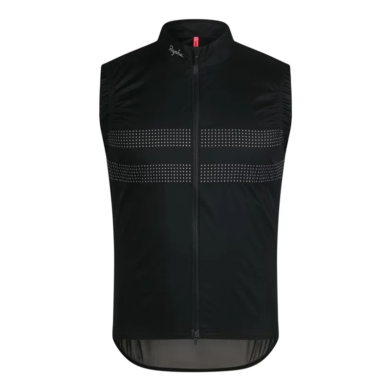 Rapha Men's Brevet Wind Gilet III - Black/Black