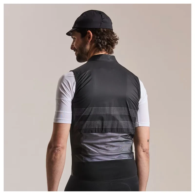 Rapha Men's Brevet Wind Gilet III - Black/Black-3