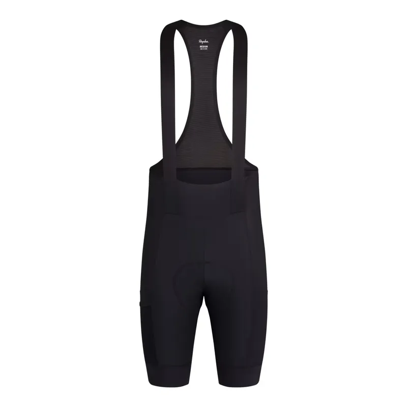 Rapha Brevet Element Men's Cargo Bib Shorts - Black/Black