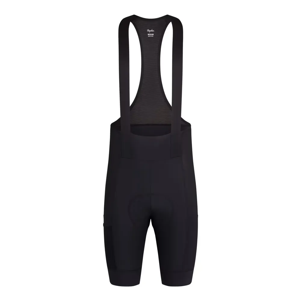 uPRISE Bikes Rapha Brevet Element Men's Cargo Bib Shorts - Black/Black | Price match, 365 day returns, 18-Month Warranty, Finance Available & Free UK Delivery