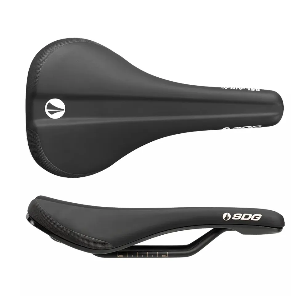 uPRISE Bikes SDG Bel Air V3 Steel Saddle - 260 x 140mm - Black | Price match, 365 day returns, 18-Month Warranty, Finance Available & Free UK Delivery