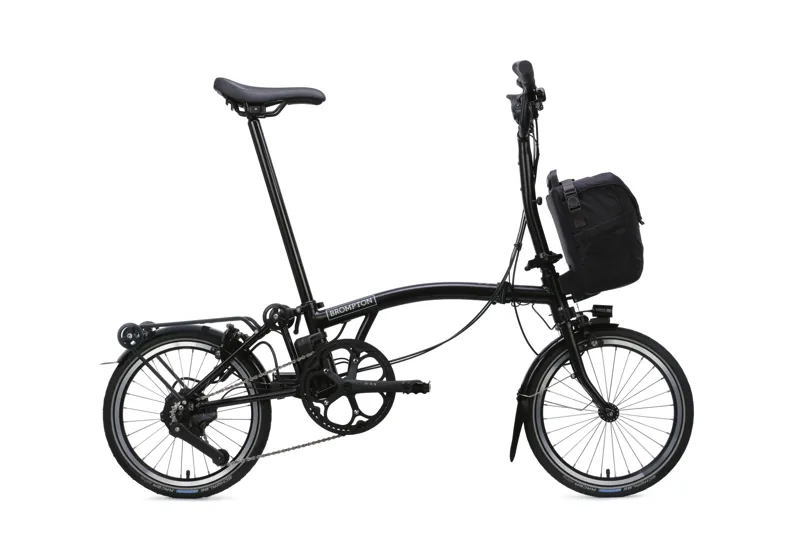 Brompton C Line 4-speed SuperRoll+ Mid Bar 2027 Electric Folding Bike - Matt Black