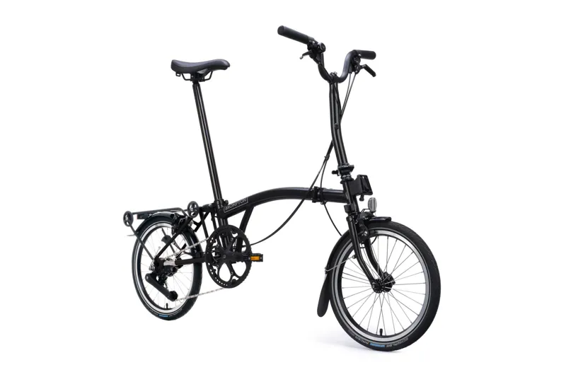 Brompton C Line 12-speed SuperRoll+ Mid Bar 2027 Folding Bike - Matt Black-1
