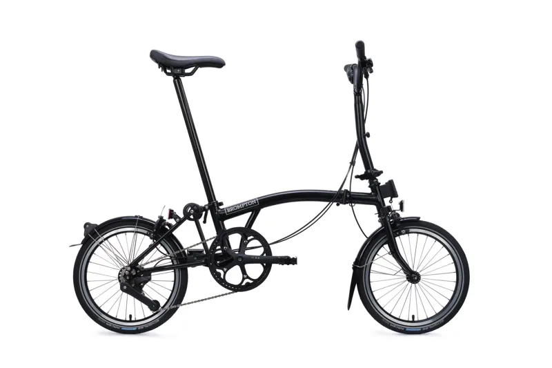 Brompton C Line 4-speed Mid Bar 2027 Folding Bike - Matt Black