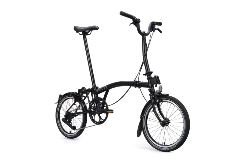 Brompton C Line 4-speed Mid Bar 2027 Folding Bike - Matt Black-1