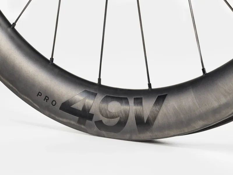 Bontrager Aeolus Pro 49V Disc TLR 700c Front Road Wheel - Black-1
