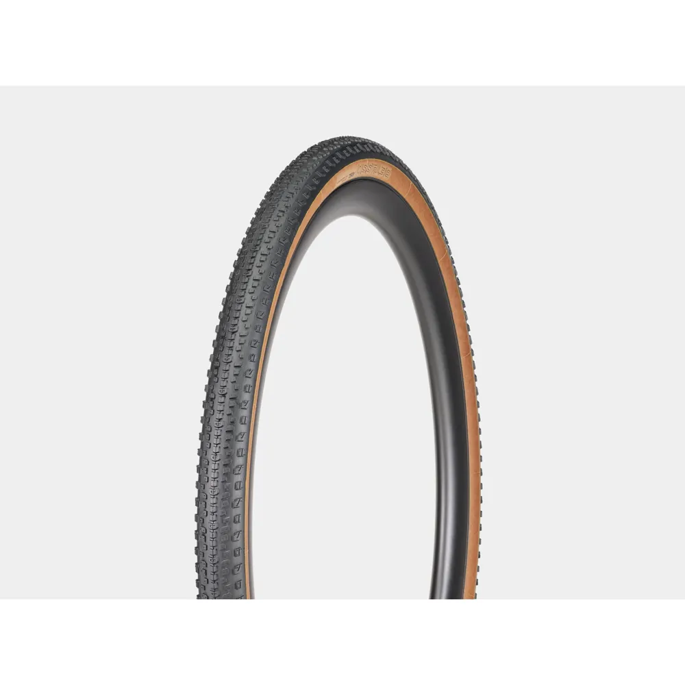 uPRISE Bikes Bontrager Betasso RSL GX TLR Gravel Tyre - 700x45c - Black/Tan | Price match, 365 day return s, 18-Month Warranty, Finance Available & Free UK Delivery