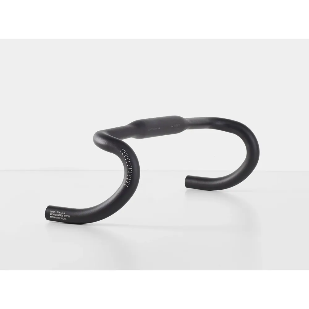 uPRISE Bikes Bontrager Comp Road Handlebar - 440mm/480mm - Black | Price match, 365 day return s, 18-Month Warranty, Finance Available & Free UK Delivery