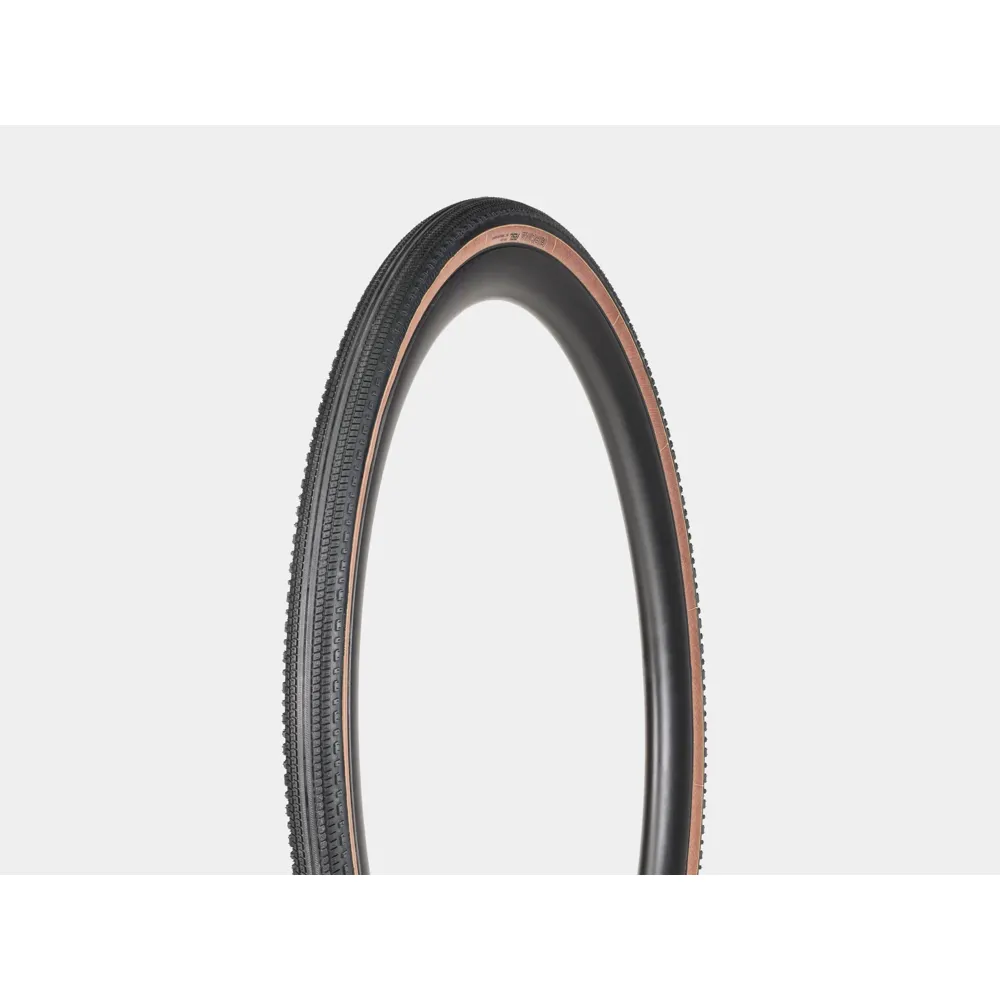 uPRISE Bikes Bontrager Girona RSL GR TLR Gravel Tyre - 700x35c - Black/Tan | Price match, 365 day return s, 18-Month Warranty, Finance Available & Free UK Delivery
