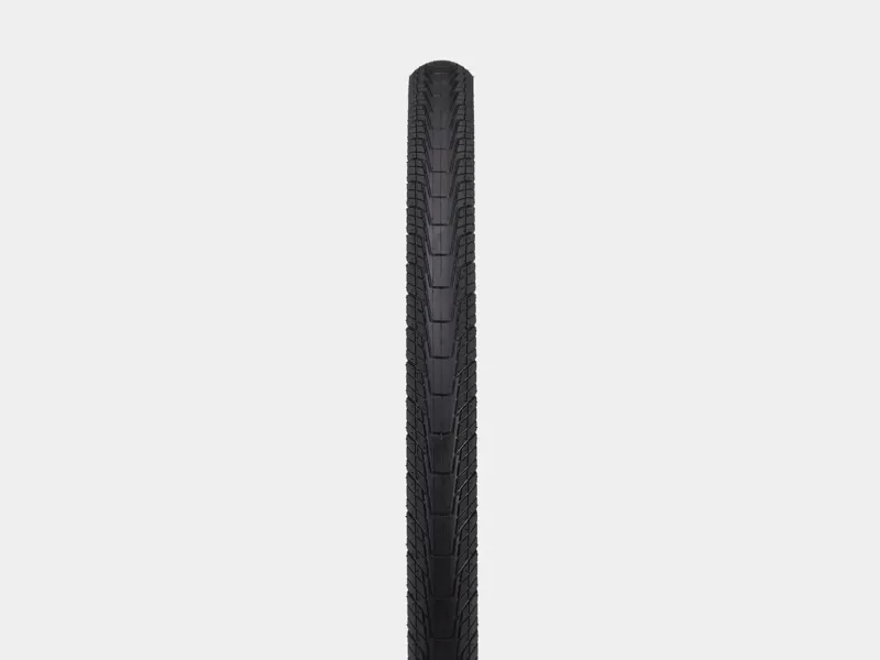 Bontrager H2 Hard-Case Ultimate Reflective Hybrid Tyre- 700x45c - Black/Reflective-1