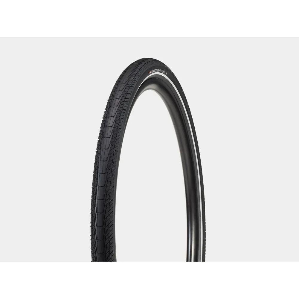 uPRISE Bikes Bontrager H2 Hard-Case Ultimate Reflective Hybrid Tyre- 700x45c - Black/Reflective | Price match, 365 day return s, 18-Month Warranty, Finance Available & Free UK Delivery