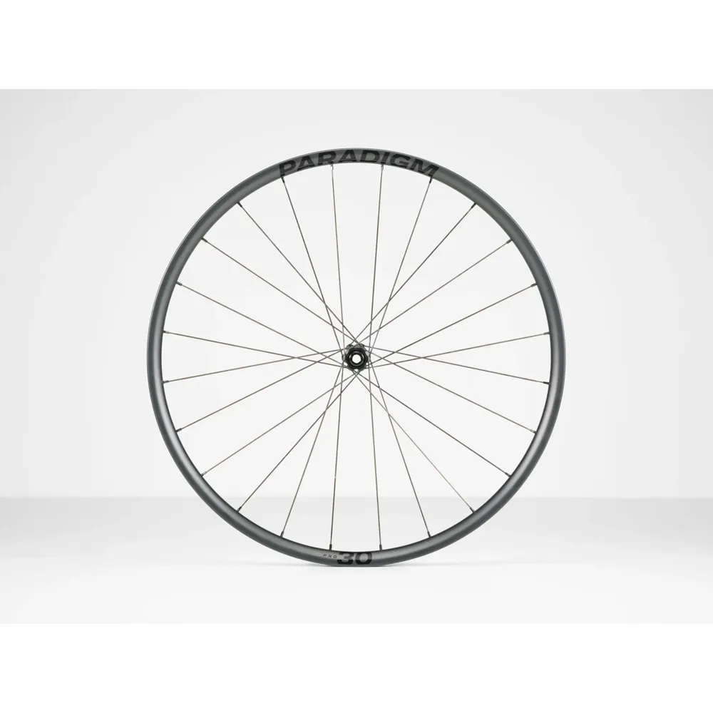 uPRISE Bikes Bontrager Paradigm Pro 30 TLR Disc 700c Road Front Wheel - Black | Price match, 365 day return s, 18-Month Warranty, Finance Available & Free UK Delivery