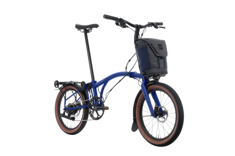 Brompton G Line 4 Speed SuperRoll+ 2027 Electric Folding Bike - Brompton Blue-2