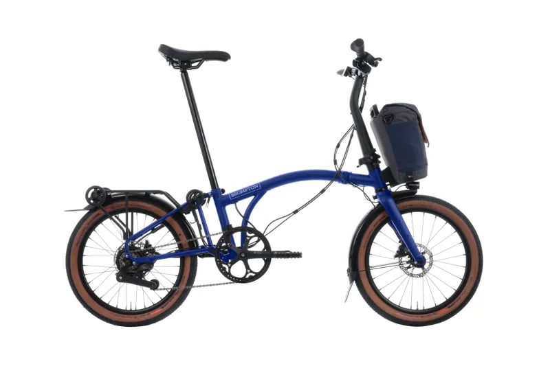 Brompton G Line 4 Speed SuperRoll+ 2027 Electric Folding Bike - Brompton Blue-3