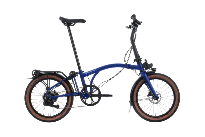 Brompton G Line 4 Speed SuperRoll+ 2027 Electric Folding Bike - Brompton Blue-1