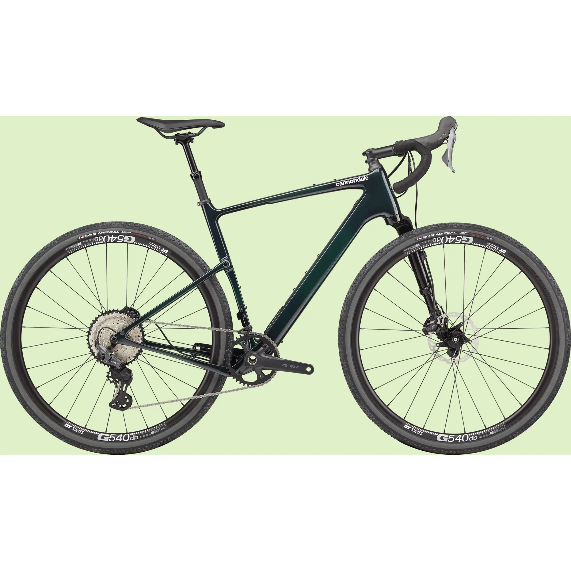 Cannondale Topstone Carbon 2 Lefty Gravel Road Bike Green
