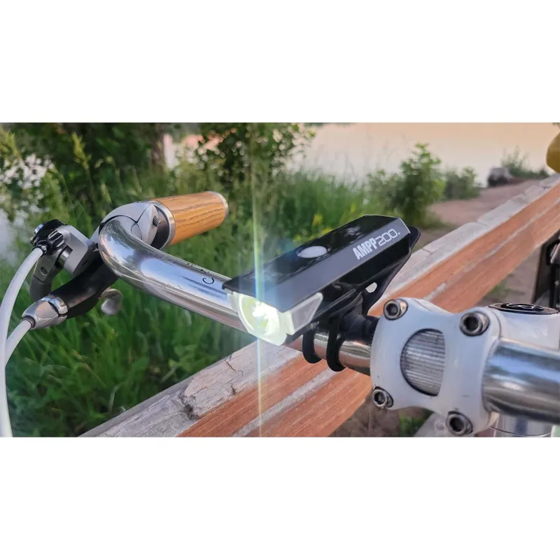 Cateye Ampp 200 USB Rechargeable Front Light-1