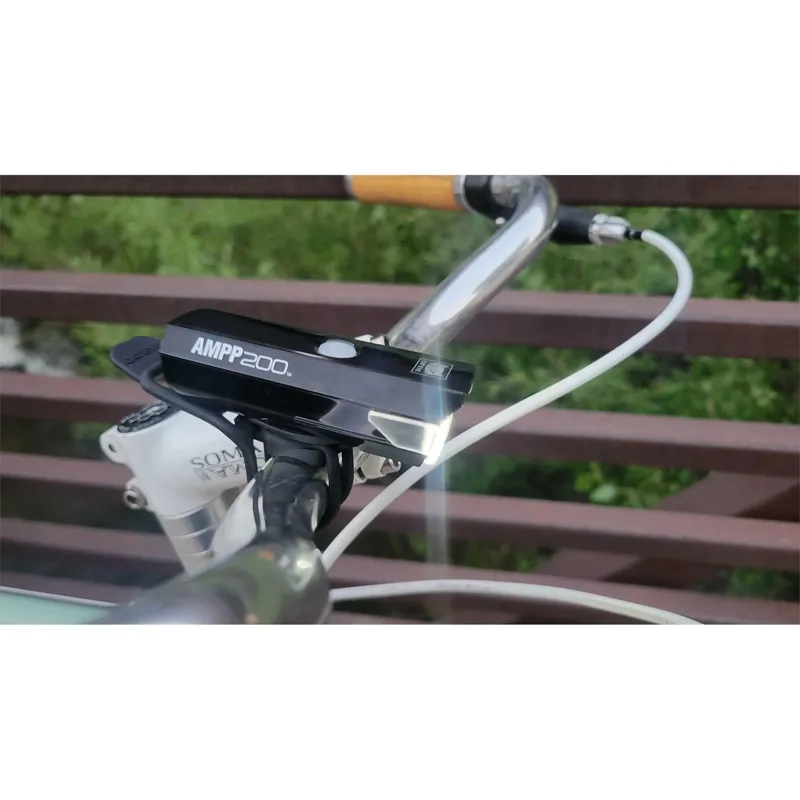 Cateye Ampp 200 USB Rechargeable Front Light-2