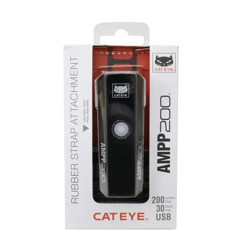 Cateye Ampp 200 USB Rechargeable Front Light-5