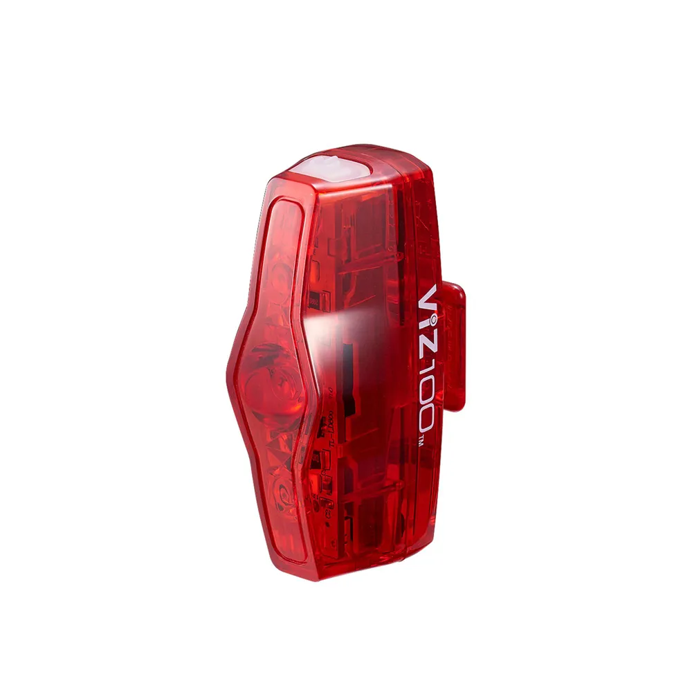 uPRISE Bikes Cateye CatEye VIZ 100 USB-C Rear Bike Light - Red | Price match, 365 day return s, 18-Month Warranty, Finance Available & Free UK Delivery
