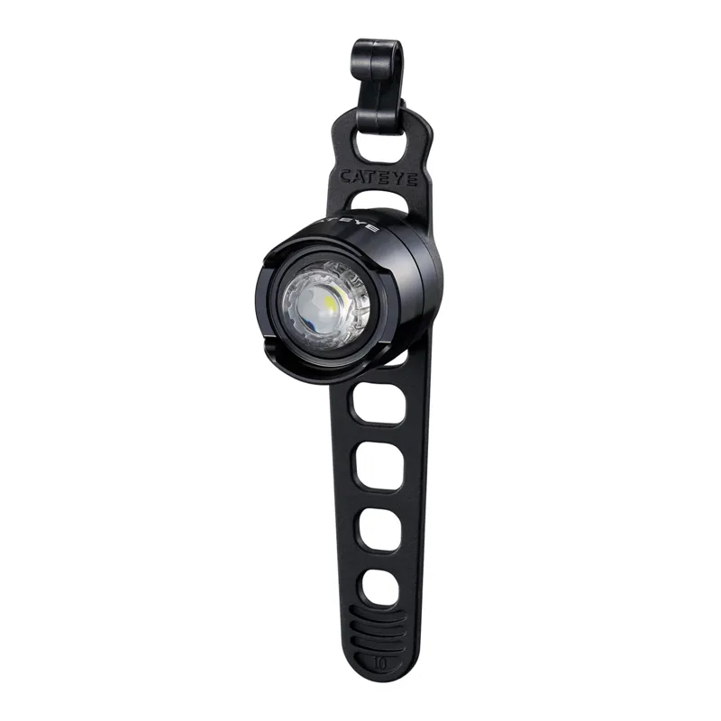 Cateye Orb II USB Rechargable Front Light - Polished Black