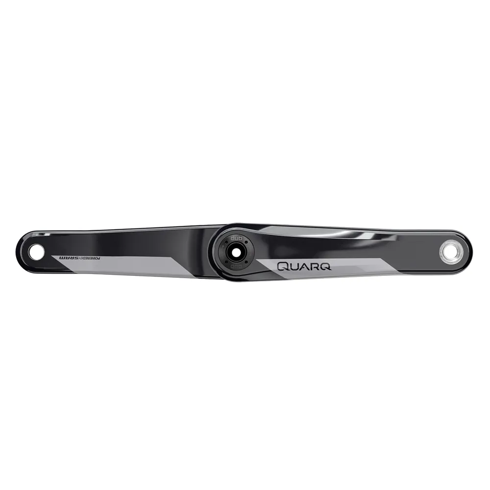 uPRISE Bikes Quarq Crank Arm Assembly D2 Dub Gloss No Power V2:1 - Black | Price match, 365 day return s, 18-Month Warranty, Finance Available & Free UK Delivery